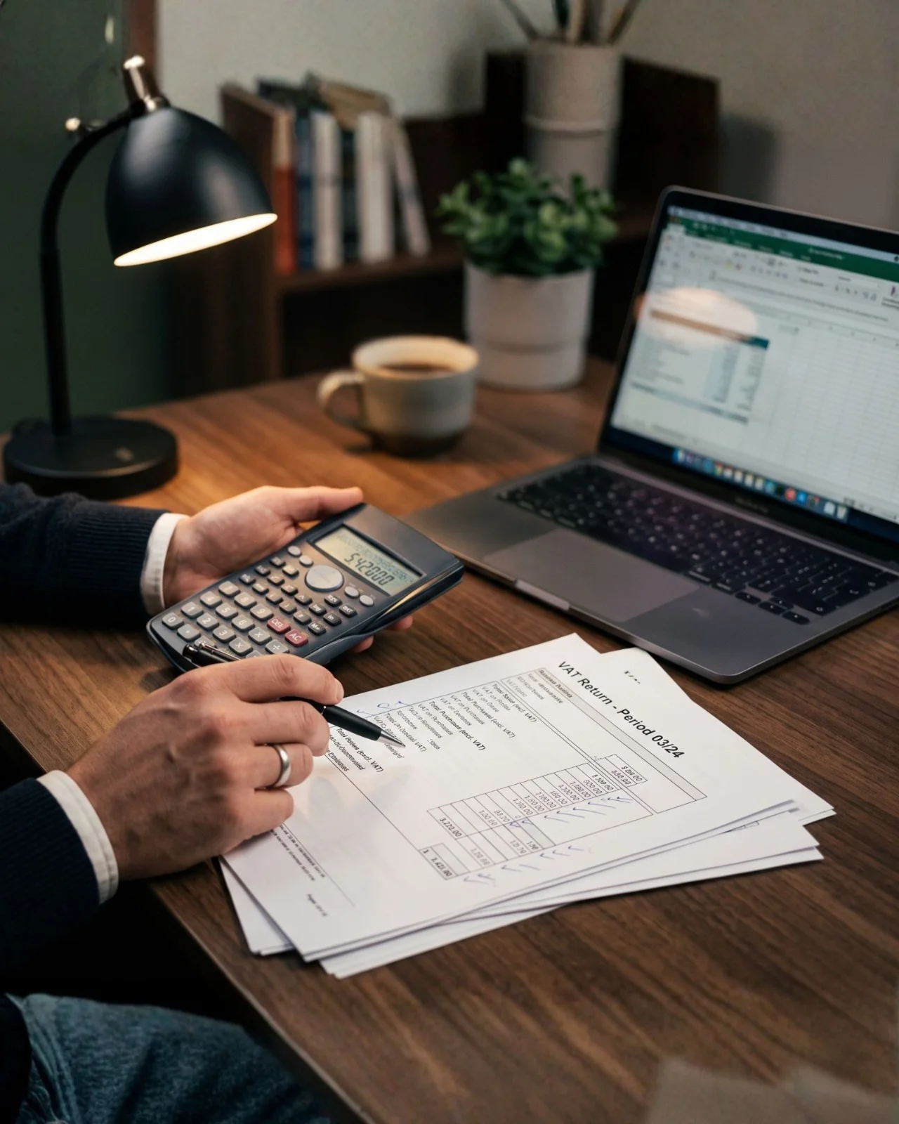 Calculating a VAT return for HMRC